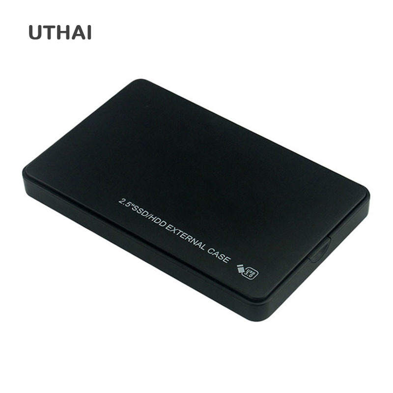 UTHAI 2.5 polegadas Mecânico SSD Estado Sólido Sata Porta Serial Ferramenta Sem Parafuso Habitação Gratuita USB3.0 Estojo de Disco Rígido Móvel Externo
