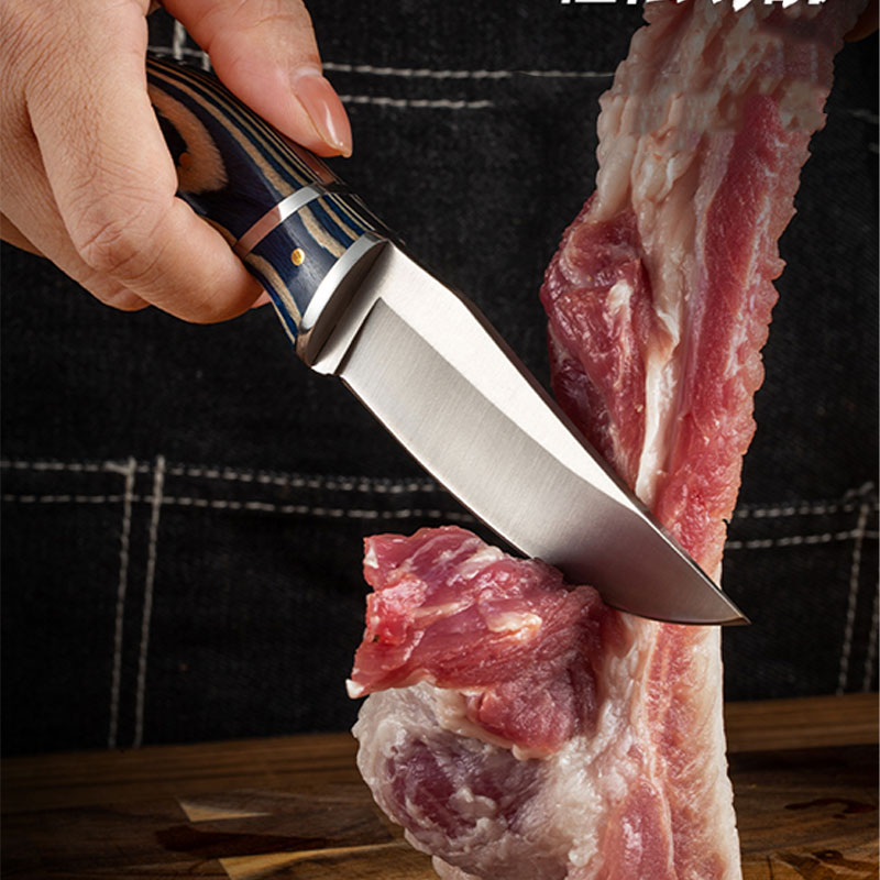 Cuchillo de cocina de acero inoxidable, utensilio para deshuesar, Chef, cocinar, barbacoa, carne, 1 unidad