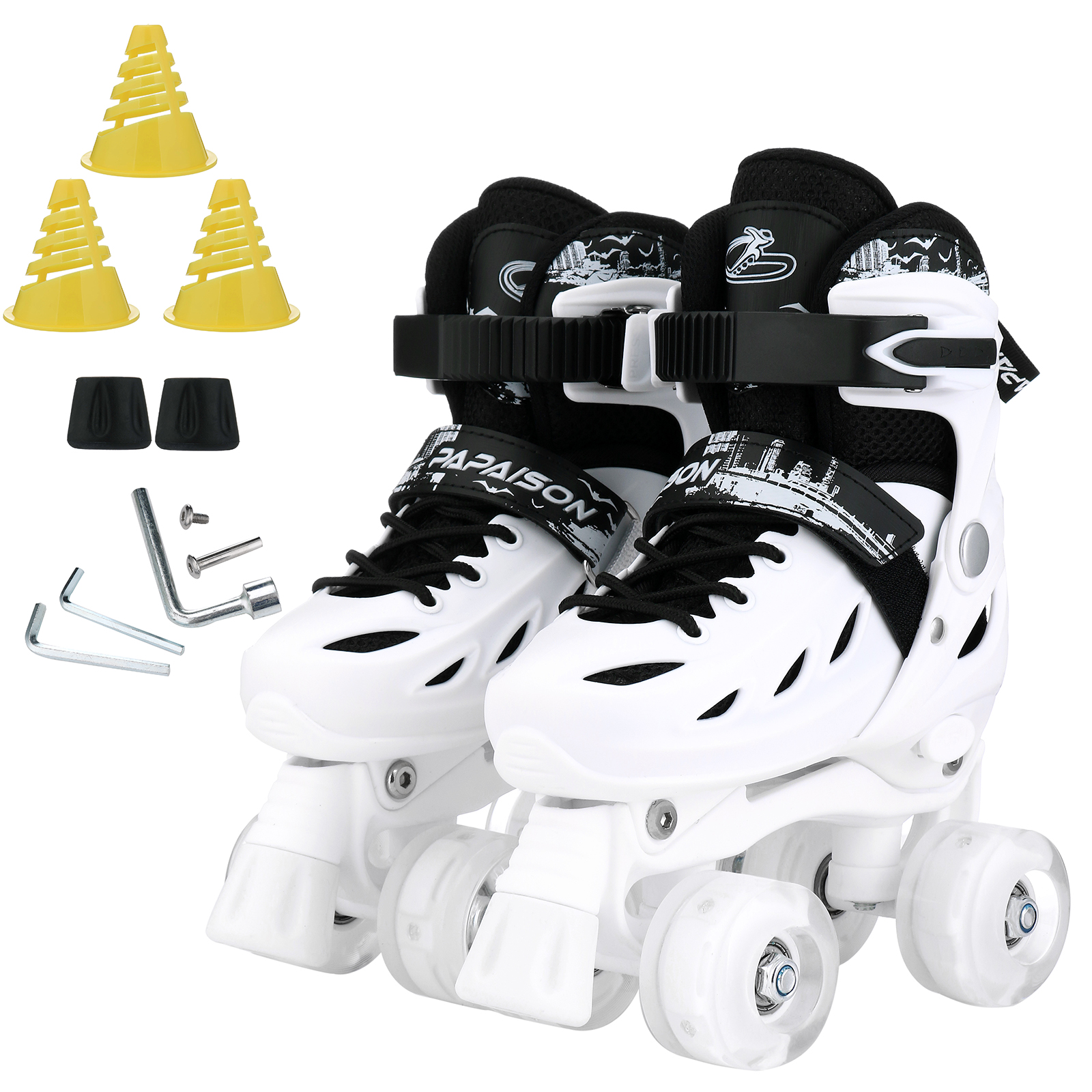 Kinder Rollschuh Schuhe 4 Rad Skating Sport Anfänger Rollschuhe Kinder Jungen Mädchen Unisex Sport Flash Schuhe Turnschuhe Rollen