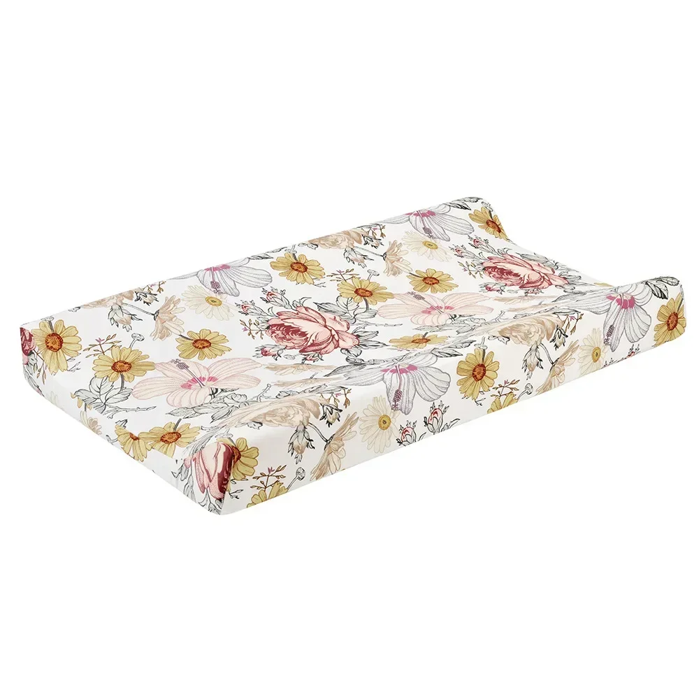 Couvertures de table de changement de nouveau-né, couverture de coussin de proxy de couche de bébé, conception d'impression, respirante, douce, réutilisable, couverture de polymères proxy