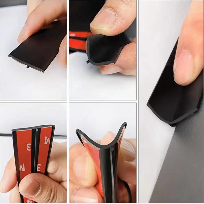 14/19/30mm Rubber Car Seals Edge Sealing Strips Auto Roof Windshield Sealant Protector Window Seal Strips Sound Insulation Tape