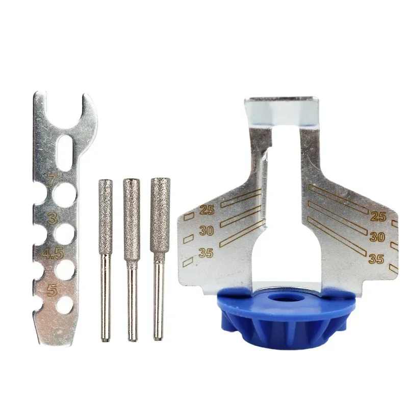 Chainsaw Sharpening Kit Electric Grinder Sharpening Polishing Attachment Set Saw Chains Tool Drill Rotary Accessories Set