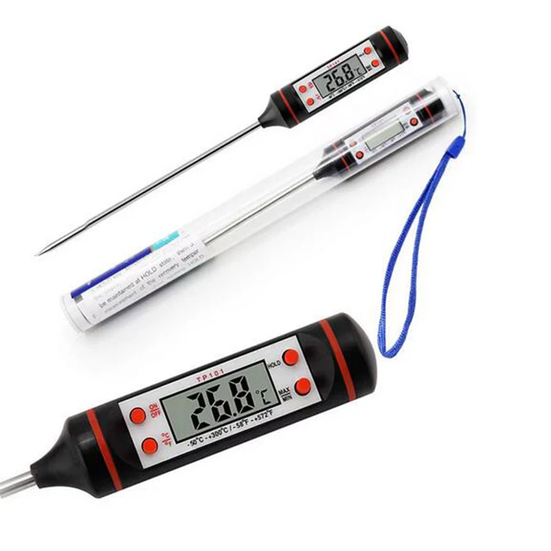 1pc Food thermometer, made of non-toxic ABS material, with stable performance, used for cooking and grilling, meat and candy
