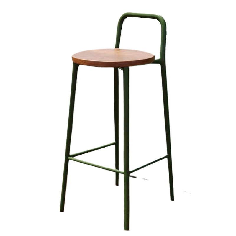 Kommerzielle Küche Barhocker Stuhl Zurück Ausverkauf Frühstück Günstige Barhocker Nordic Moderne Grüne Banqueta High-End-Möbel