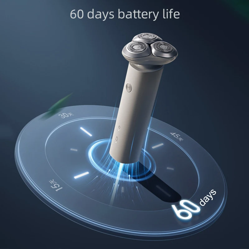 XIAOMI-Afeitadora eléctrica Mijia S101, máquina de afeitar mejorada, maquinillas de afeitar para hombres, afeitadora de barba en seco y húmedo resistente al agua