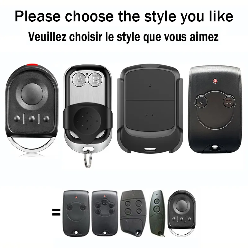 Nuevo control remoto para puerta de garaje Somfy Keygo 4RTS, compatible con el transmisor de apertura de puerta de garaje Somfy Keytis NS 2 4 RTS 2RTS 4RTS de 433,42 MHz.