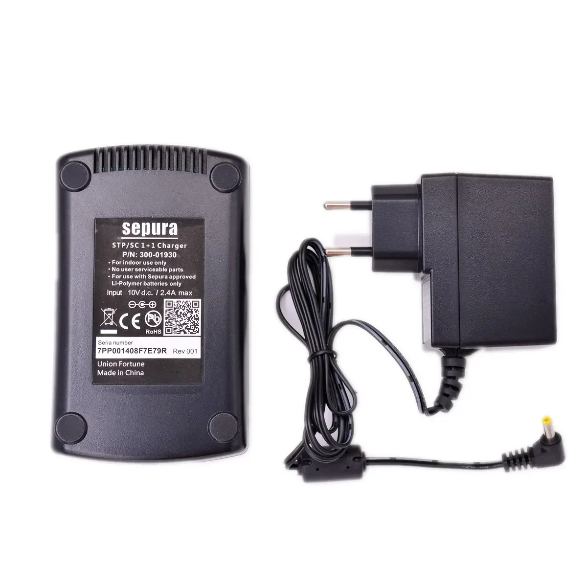 Desktop Rapid Charger Base & AC Plug Adapter Set for Sepura Series STP8000 STP8100 STP8200 STP9000 Ham Radio Charge Tray Parts