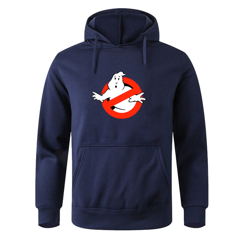 2024 Ghostbusters moda casual ropa deportiva cómoda impresa suelta top pulóver sudadera con capucha para hombres ropa de calle