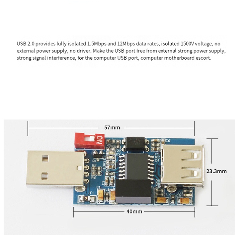 ADUM3160 USB Audio Signal Isolator 1500V 1CH ดิจิตอลสัญญาณ Audio Power Isolator USB USB สัญญาณ Isolator