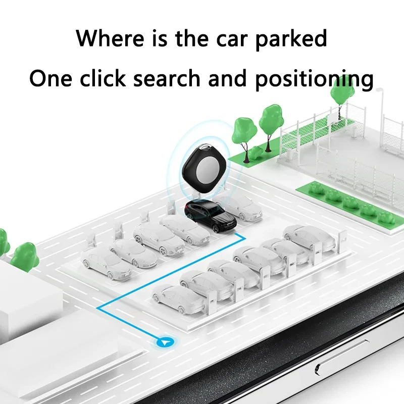 Xiaomi GPS трекер Bluetooth Airtag работает с для Apple Find My APP Smart iTag Pet Key Finder Багажный трекер для системы IOS