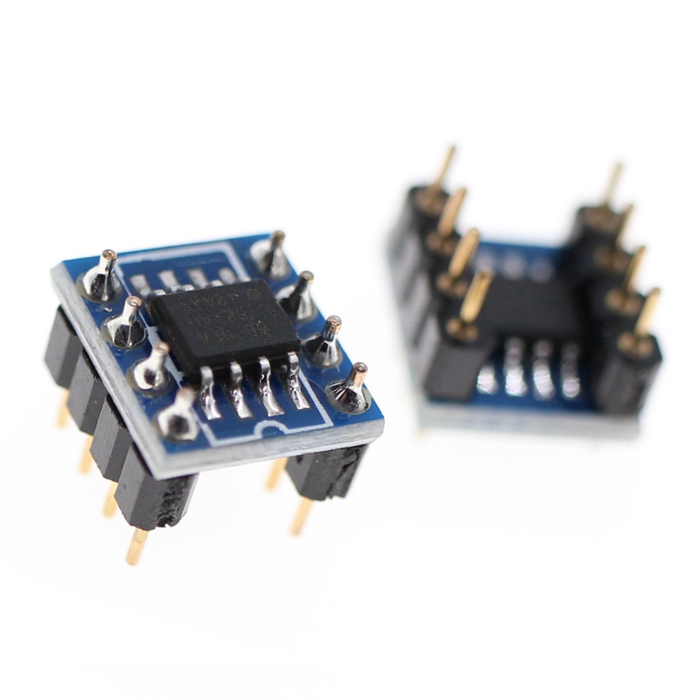 OPA627 Single Op para Dual Op Amp Module, SMD para DIP, X2 Turn, 1 peça