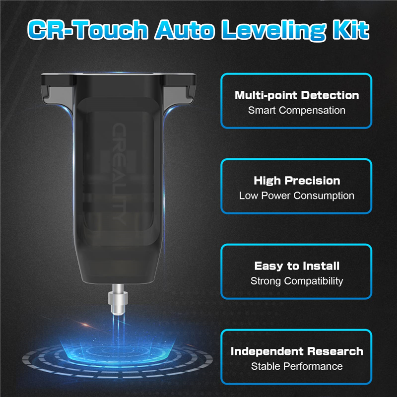 CREALITY CR Touch Kit de nivellement automatique lit d'imprimante 3D Kit de capteur de nivellement automatique pour Ender 3/ Ender-3 Pro /Ender-3 V2/ Ender 5/CR-10