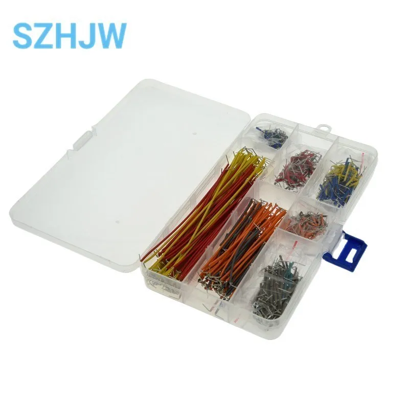 65/140/560/840 Cái/hộp Solderless Bo Mạch Dây Nhảy Dây Hình Chữ U Bo Mạch Dây Nhảy Cáp Dây Bộ tự Làm Arduino Bo Mạch