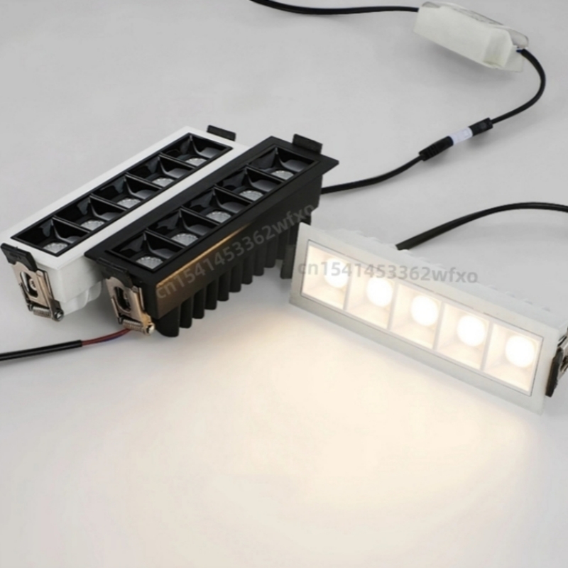 LED downlight Spotlight die casting 2W4W6W10W20W30W sky lantern COB grid lamp ceiling lamp living room interior lighting bulb