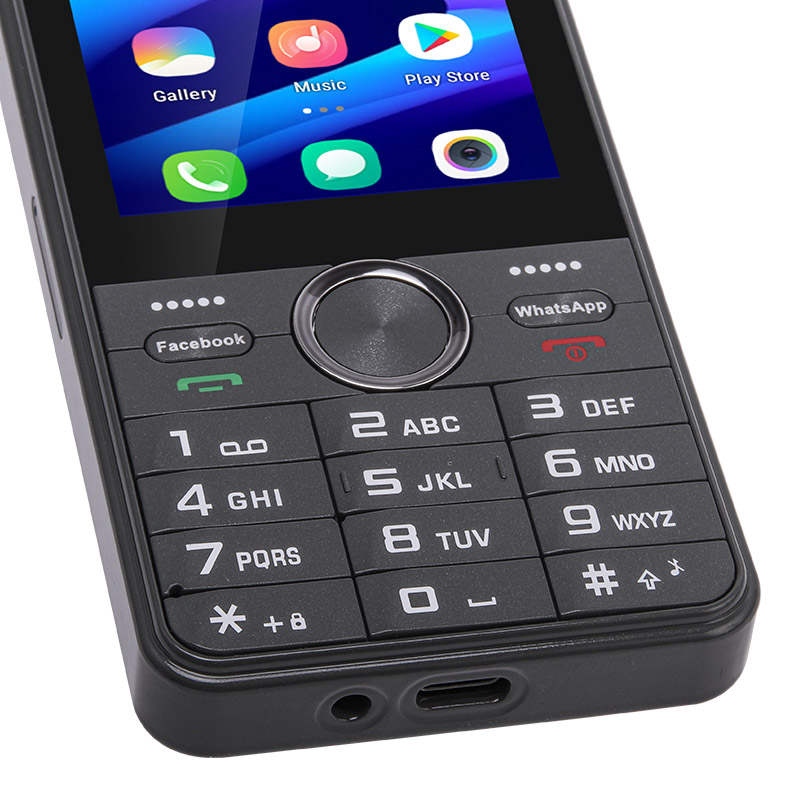UNIWA HOPE XS24 4G Touch Screen Keypad Phone Android 8.1 Dual SIM 3.5 Inch 2GB+16GB 2500mAh Cellphone Whatsapp Phone Half-touch