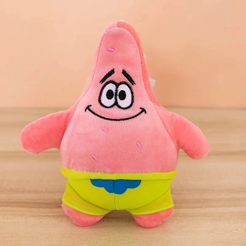 Kawaii anime bob esponja calças quadradas patrick estrela lula molusco eugene h. kabbars gary brinquedo de pelúcia lance travesseiro plushies presente aniversário menino