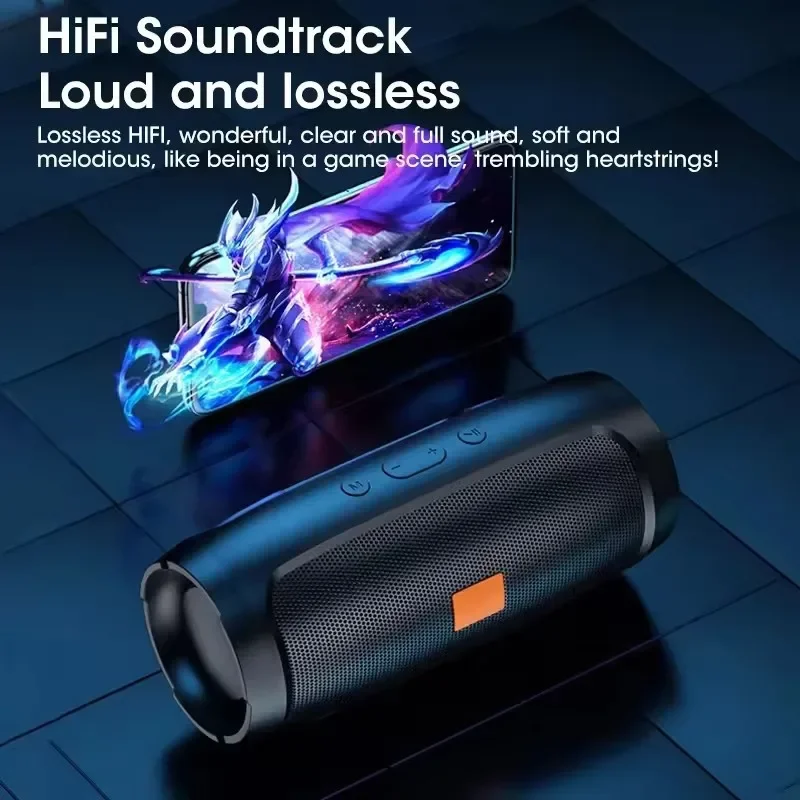 Altoparlante BT Doppio altoparlante Stereo esterno Tf Riproduzione USB Fm Trasmissione vocale Subwoofer portatile 50 Altoparlante wireless