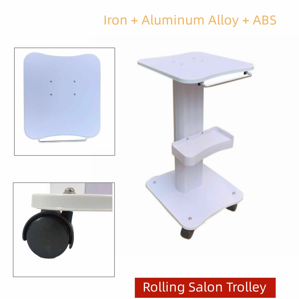 Salonwagen ständer Wagenhalter ständer mit Rädern, Multifunktions-Salonwagen für den Heim-und Salon gebrauch