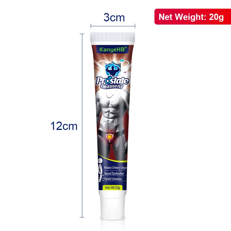 Pomada para tratamiento de Prostatitis, yeso prostático, crema de recuperación de uretritis, función urológica de próstata para hombre, cuidado de la salud G014, 1 Uds.