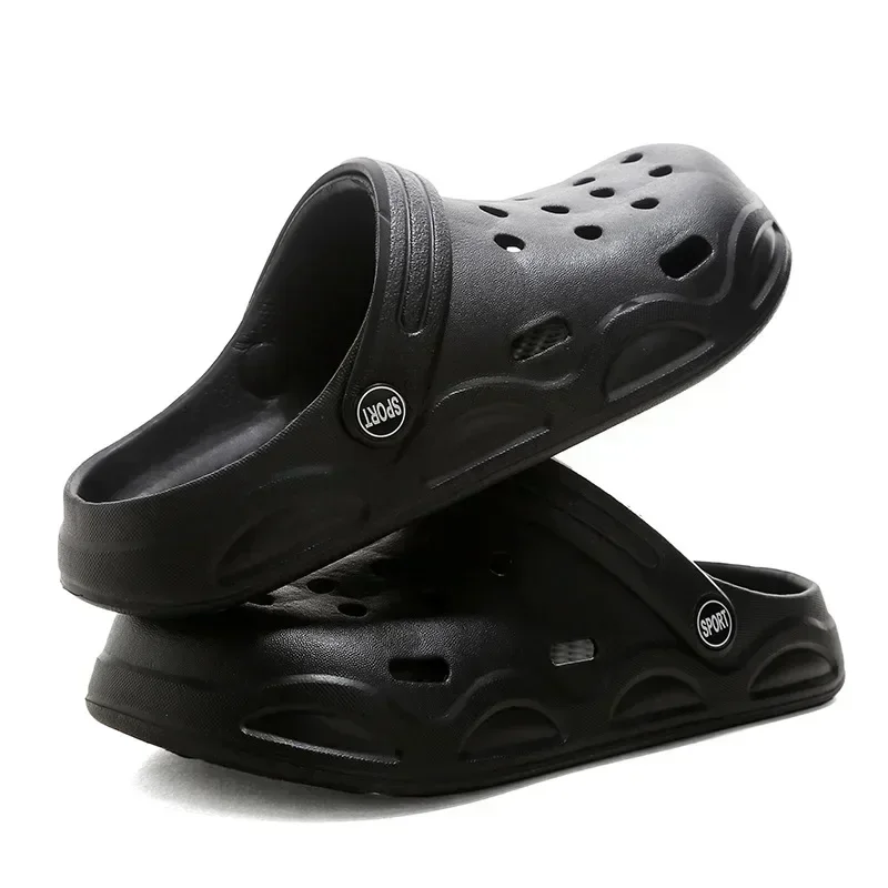 Sapatos com buracos para homens e mulheres, sapatos com buracos de verão, meia bolsa, salto, jaqueta de praia para jardim, praia, sapatos com buracos ao ar livre