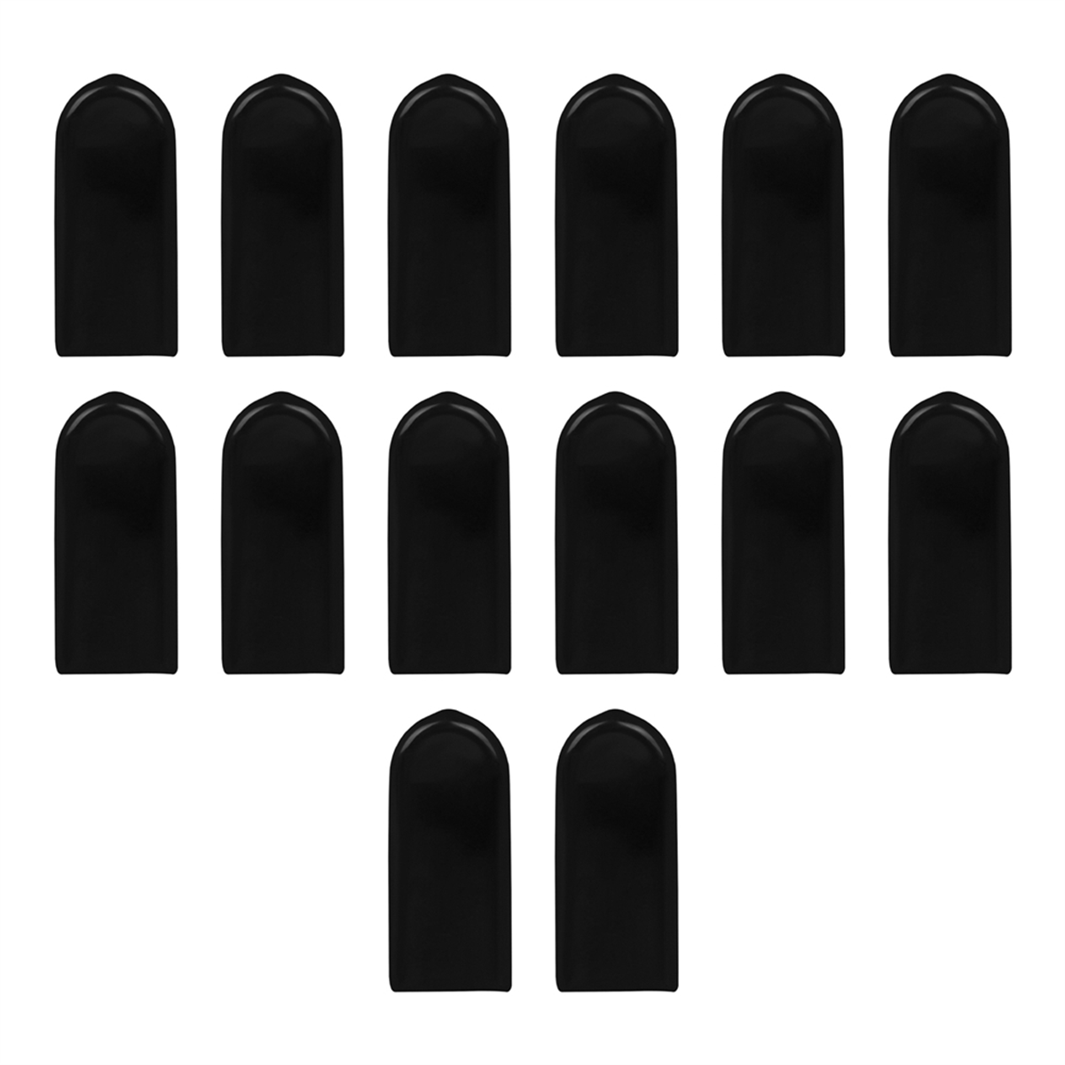 A71P 14pcs Saxofone Descanso de polegar Alto Saxofone Descanso de polegar antiderrapante Capa de descanso de polegar de silicone