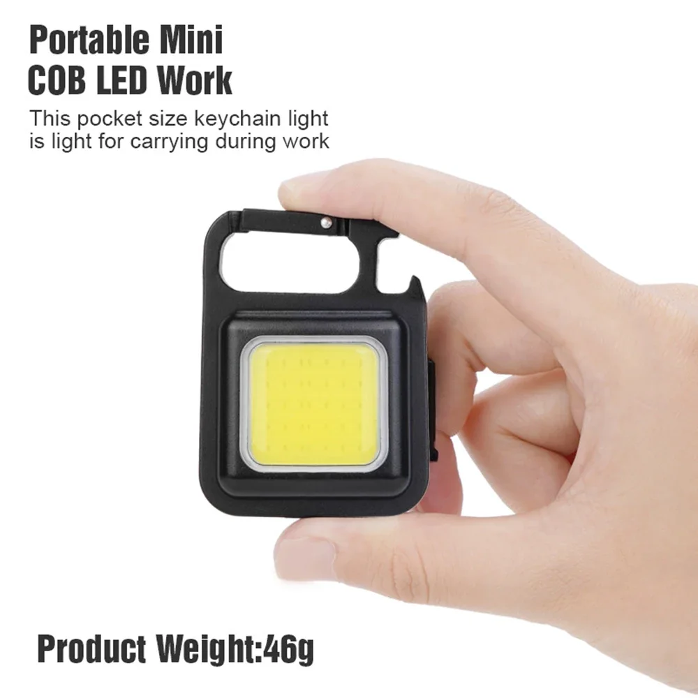 Minilinterna LED resistente al agua con carga USB, linterna de alta potencia para trabajo, lámpara dura, iluminación para exteriores