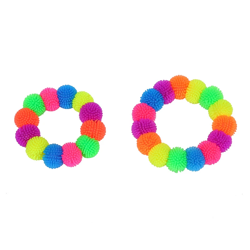 12 Chiếc Nhiều Màu Gai Nhọn Phòng Hộ Bóng Vòng Tay Vòng Đeo Tay Mới Lạ Fidget Đồ Chơi Bóp Squishy Cảm Giác Căng Thẳng Giảm Antistress Đồ Chơi