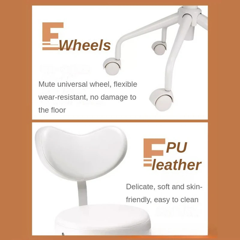 Sillas de oficina de diseño, silla cómoda con ruedas, respaldo giratorio, relajante, escritorio, muebles interiores ergonómicos