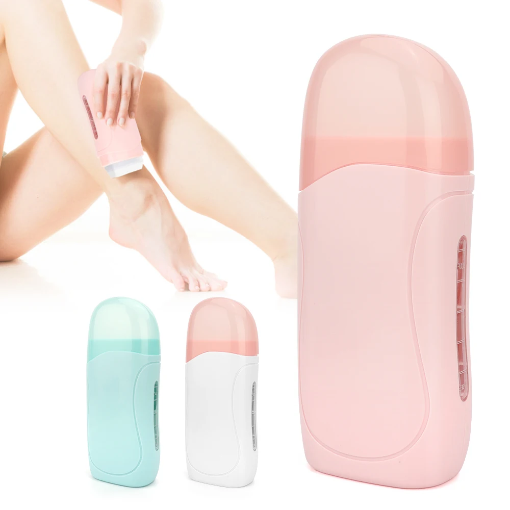 Unisex Roll on depilator wosk w kremie wałek do usuwania włosów podgrzewacz do wosku woskowanie gorący wkład podgrzewacz sprzęt narzędzie zestaw do woskowania