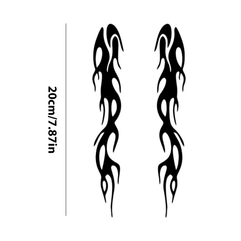 Interesting Flame Shape Motorcycle Decals Reflective Flame Stickers Waterproof Car Sticker Decals Motorcycle Accessories