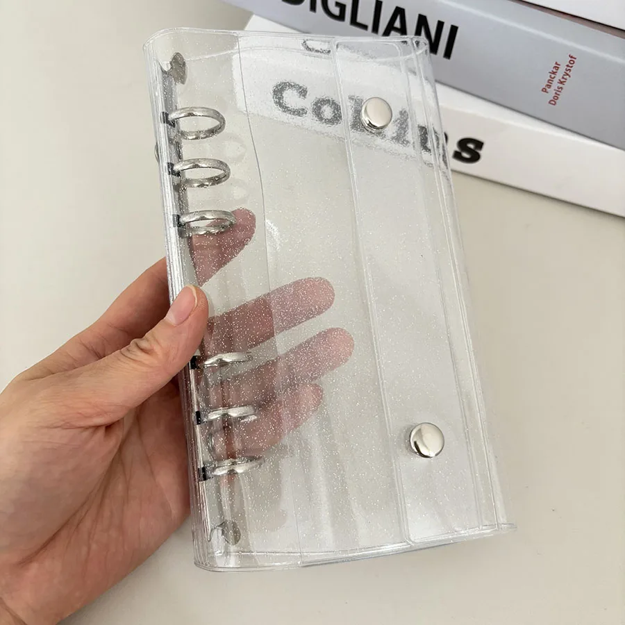 A6 แคบหลวมฝาครอบ,10 ชิ้น 1 ตาราง 2 ตาราง 3 นิ้วกระเป๋า, โปสการ์ด Binder รวบรวมหนังสือ Organizer