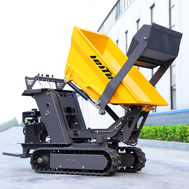 Mountain slope use mini crawler dumper 800kg dumper mini dumper diesel self-loading mini dumpers Customized