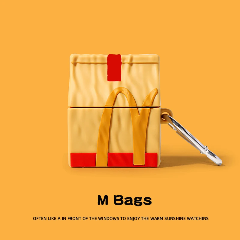 Para AirPods 4 funda 3D Snacks bebidas de azúcar funda creativa para auriculares para AirPods Pro 1 2 3 funda de silicona de dibujos animados para AirPods Pro 3