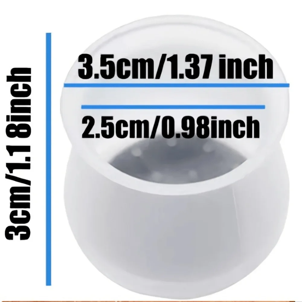 24 ชิ้น/เซ็ตโต๊ะเก้าอี้ขาซิลิโคนลื่นขาเก้าอี้ Anti-SLIP ป้องกันขาเฟอร์นิเจอร์ Caps ไม้ชั้น Protector