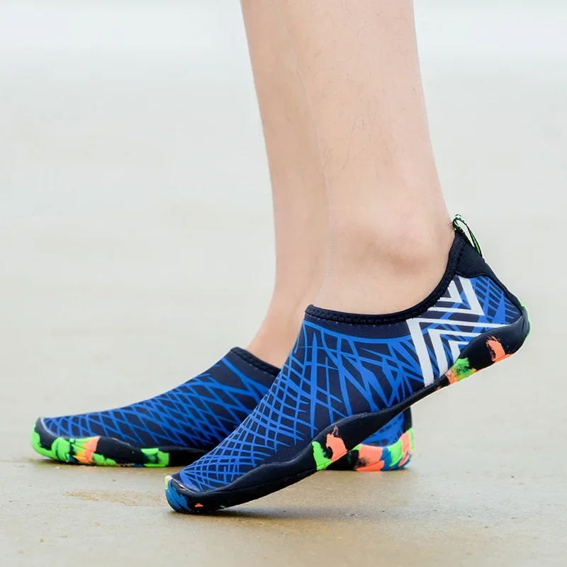 Unisex รองเท้าว่ายน้ํา Yog ผู้หญิงผู้ชาย Barefoot รองเท้าแตะชายหาดกลางแจ้งต้นน้ํา Aqua รองเท้า Nonslip River Sea ดําน้ํารองเท้าผ้าใบ