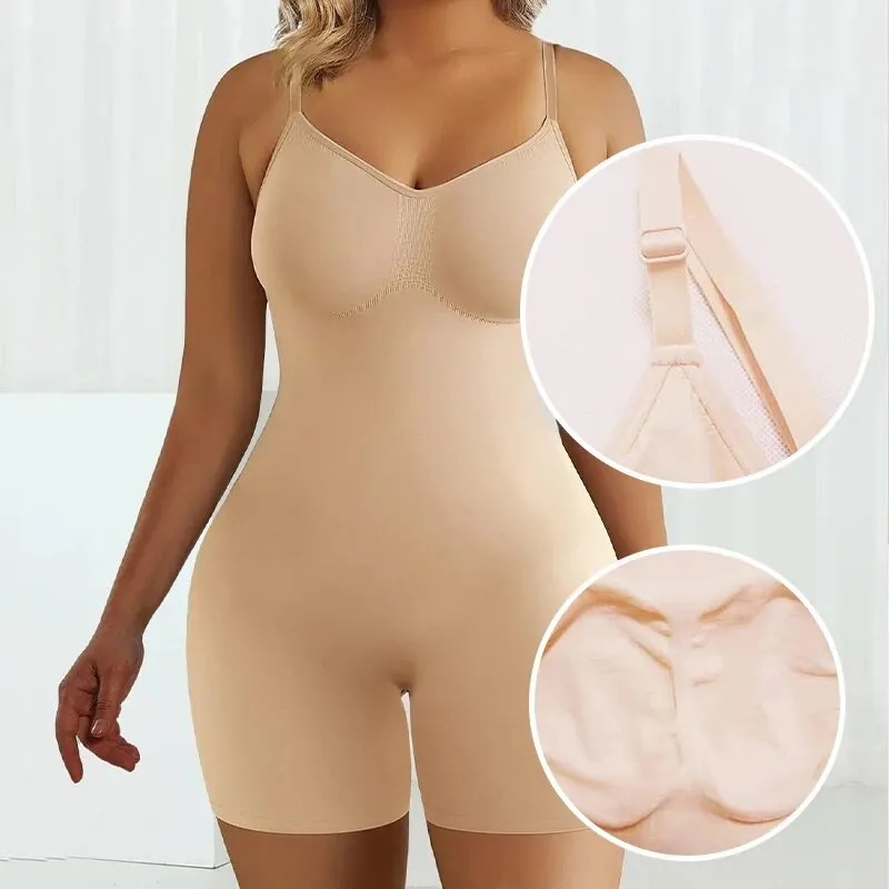 Body con Control de barriga para mujer, ropa moldeadora sin costuras, cintura alta, cinturón plano para el vientre, ropa moldeadora de cuerpo