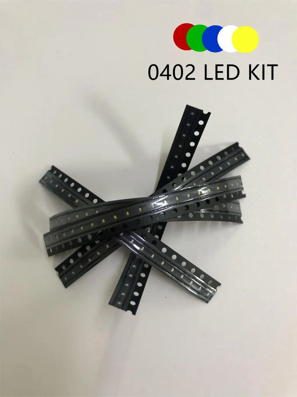 100 Stuks 5 Kleuren Elk 20 Stuks 5730 5050 3528 1210 1206 0805 0603 0402 3020 2835 0.2W Smd Led Diode Kit Rood Groen Blauw Wit Geel