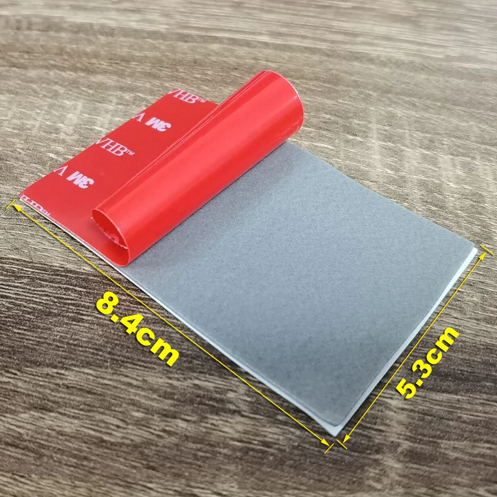 5 /10/15 Gray Tape Rubber Foam Double-sided Adhesive Strong Sticking Surface Red Gray Bottom Office Stationery Tape 84*53*1.15mm