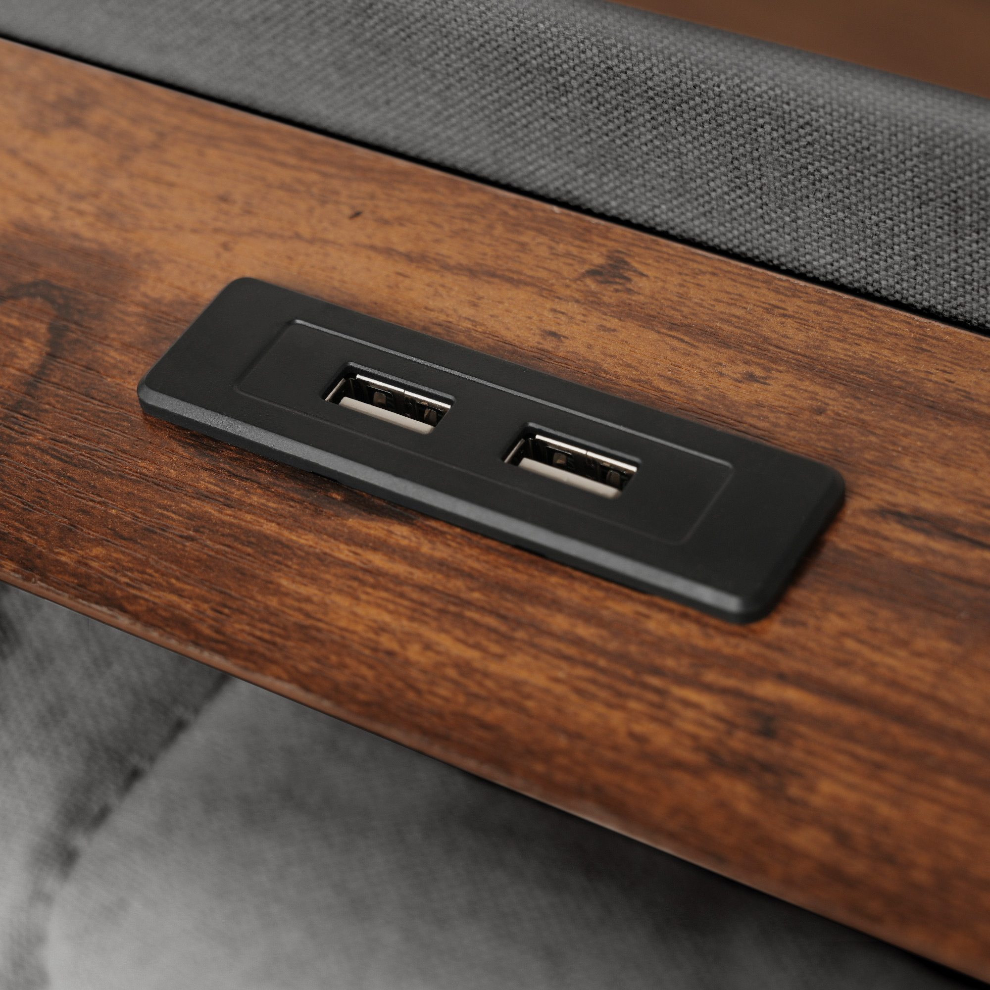 Estructura de cama doble 140x200 cm, cama doble LED con estructura de metal y transversal de madera, cama infantil (sin colchón)