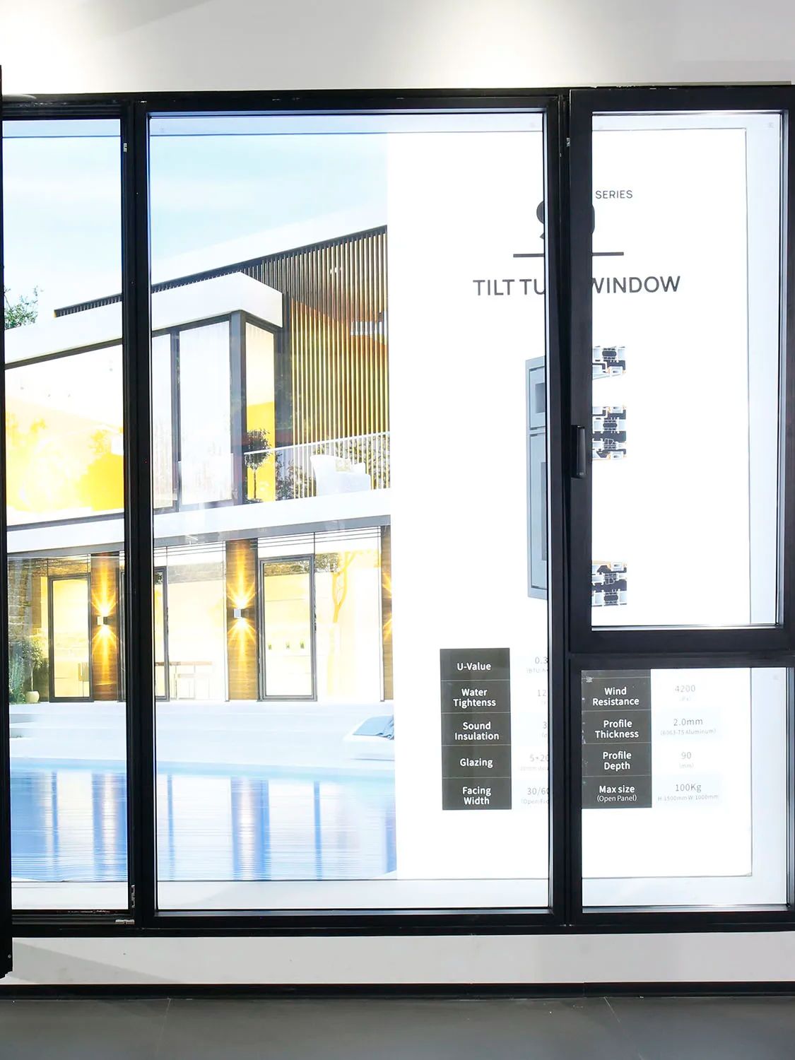 Sixinalu Sliding Window Deposit Aluminum Profile Construction Building Material Custom-Made House Living Room Glass Windows