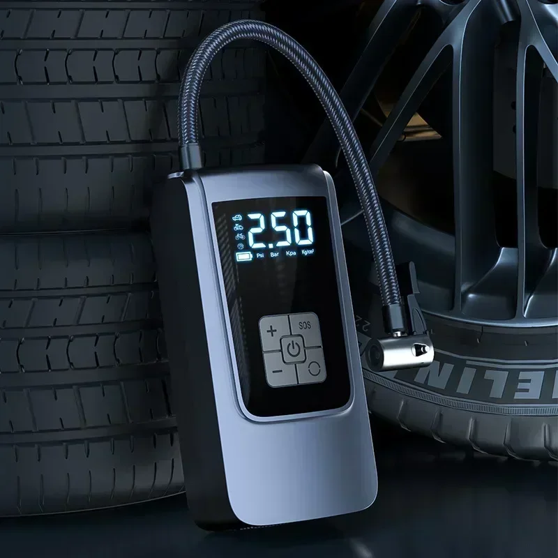 Luft Kompressor Luftpumpe Für Auto Tragbare Reifen Inflator Elektrische Motorrad Pumpe Luft Kompressor Für Auto Motorräder Fahrräder
