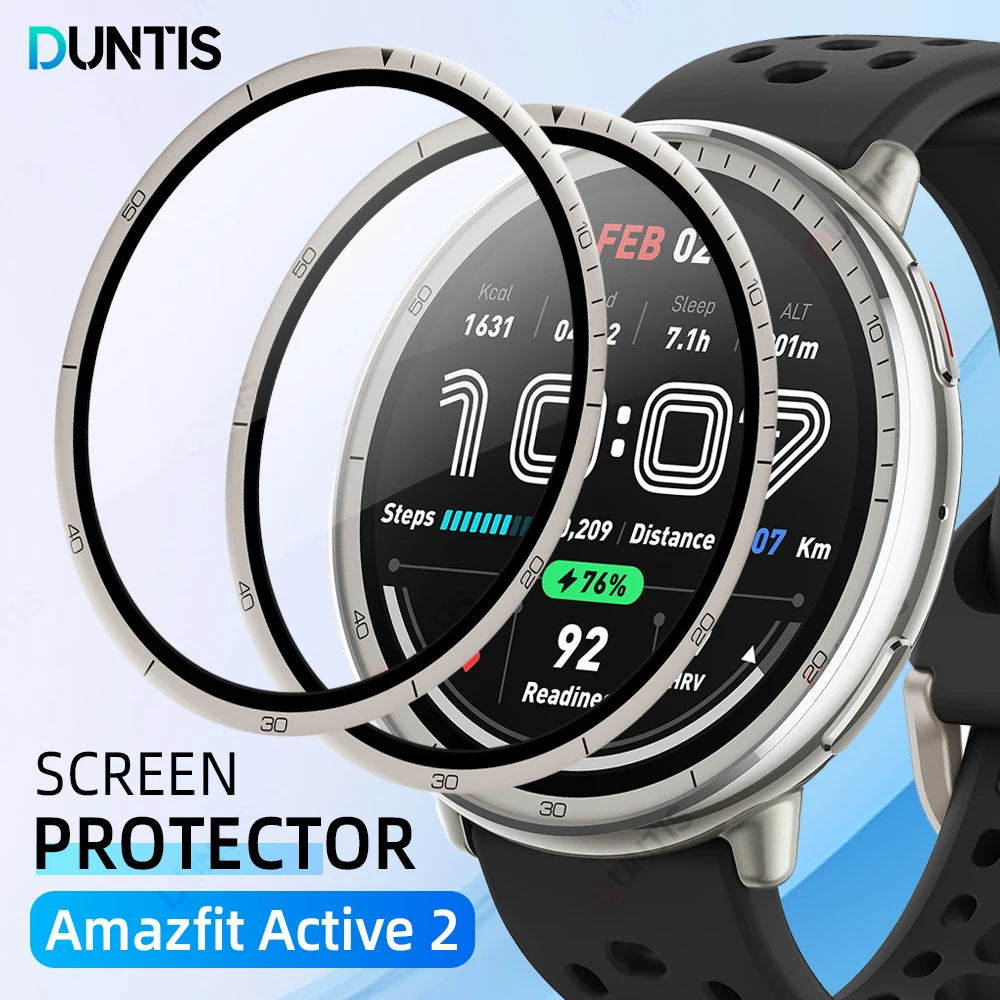Защитная пленка для экрана Amazfit Active 2, 3D изогнутая защитная пленка для экрана Active 2, ультра-HD, аксессуары для защитной пленки с полным покрытием