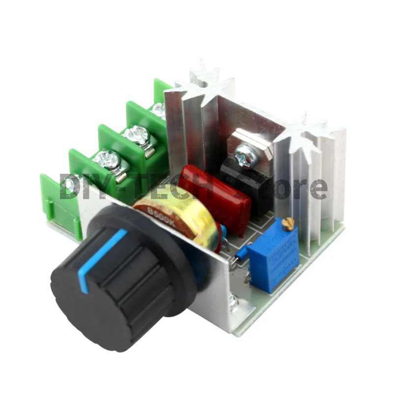Controlador de tensão scr ac 220v 2000w, módulo regulador de tensão eletrônico de alta potência, dimmers led, controlador de velocidade, termostato