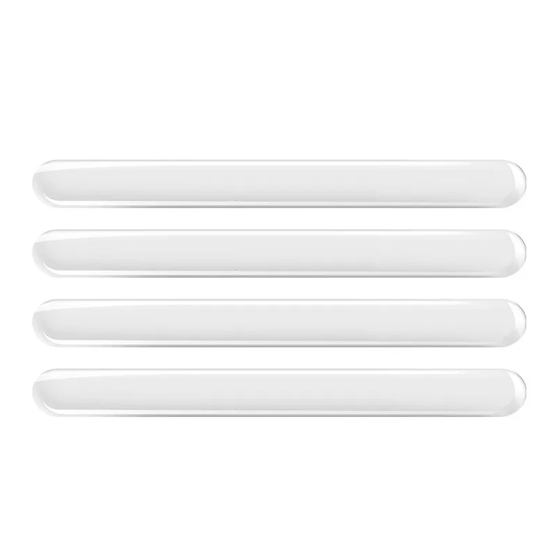 4/8 pçs tira protetora transparente do carro espelho retrovisor porta anti-colisão adesivos invisível claro auto corpo protetor tira