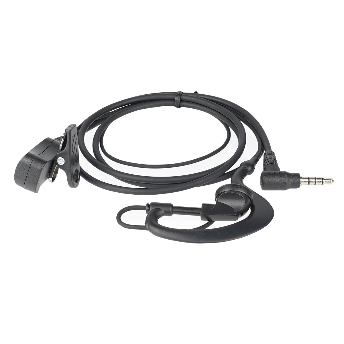 Retevis EEY002 Наушник с крючком 3,5 мм, одноигольные наушники с микрофоном PTT для RETEVIS RT22P RT622P RB619 RB19 B63S B3S