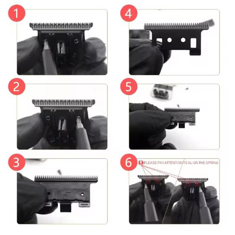 Kemei KM-2299 Original Ersatz Klinge Haar Clipper Klinge Cutter Kopf Für Haar Trimmer Schneiden Messer Kopf Teile Zubehör