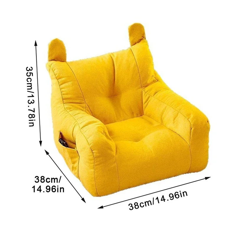 Soft Small Sofa Chair Comfortable Ergonomic Living Room Lazy Sofa With Storage Bag Children's Bear Sofa Chair For Boys And Girls