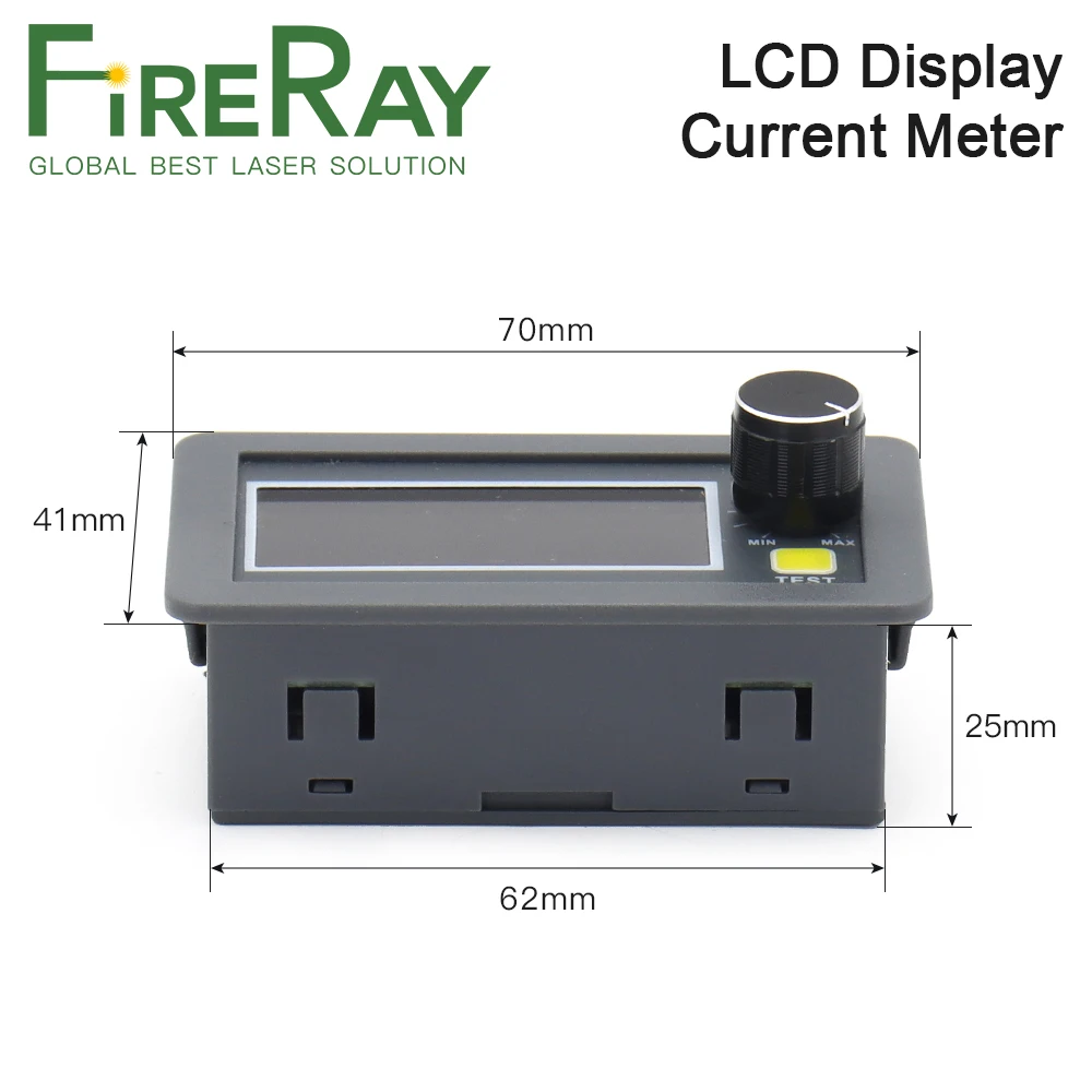 FireRay LCD Display CO2 Current Meter External Screen for MYJG100W &150W Co2 Laser Power Supply
