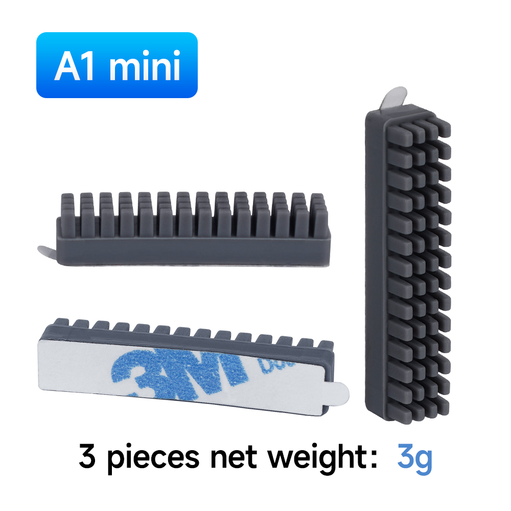 ノズルブラシ Bambu Lab A1/A1 Mini Prusa XL ワイパー シリコンブラシ ホットベッドマウントスクラバー クリーニングツール Bambulab 3D Printe用