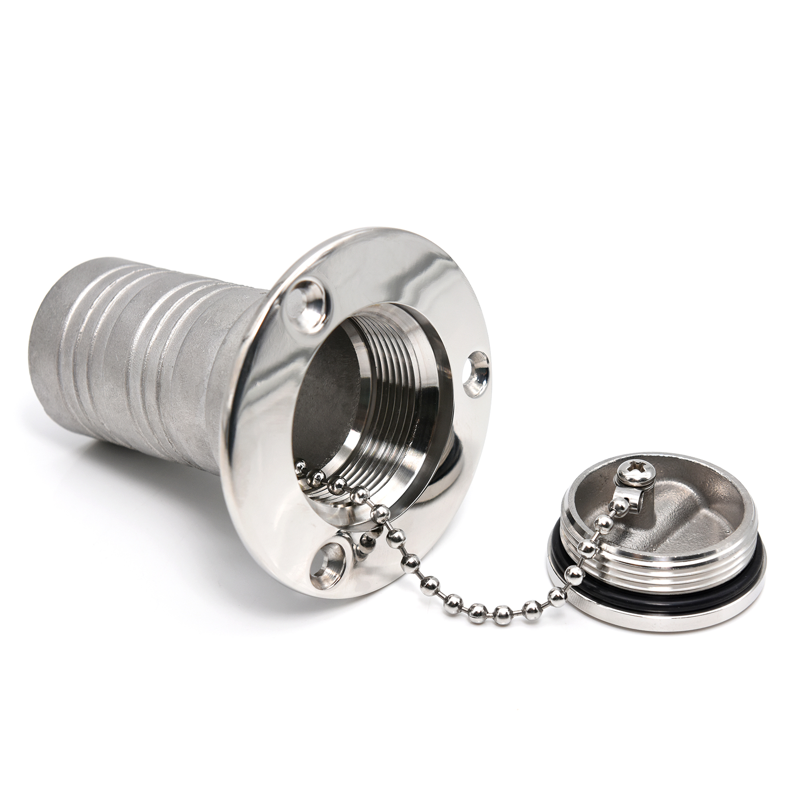 38 mm 50 mm Deck-Einfülldeckel, Edelstahl 316, Deckfüller, Gas-Diesel, KRAFTSTOFF, Abfall, Wasser, hochglanzpoliert, Marine, Boot, Wohnmobil-Hardware